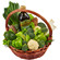 Продуктовая корзина с овощами и зеленью. Кипр