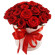 красные розы в шляпной коробке. Кипр